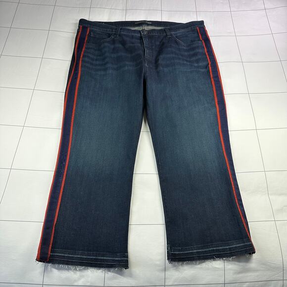 Veronica Beard Jeans Womens 22 Blue Carolyn Baby Boot High Rise Midnight New - Picture 2 of 14